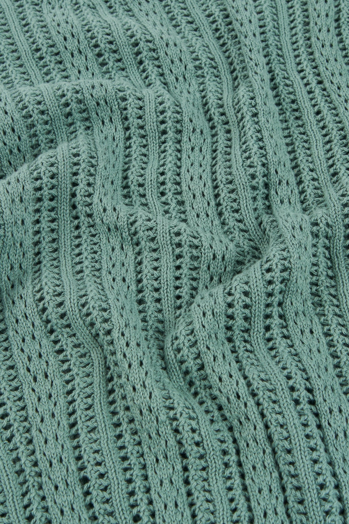 Jersey calado azul claro