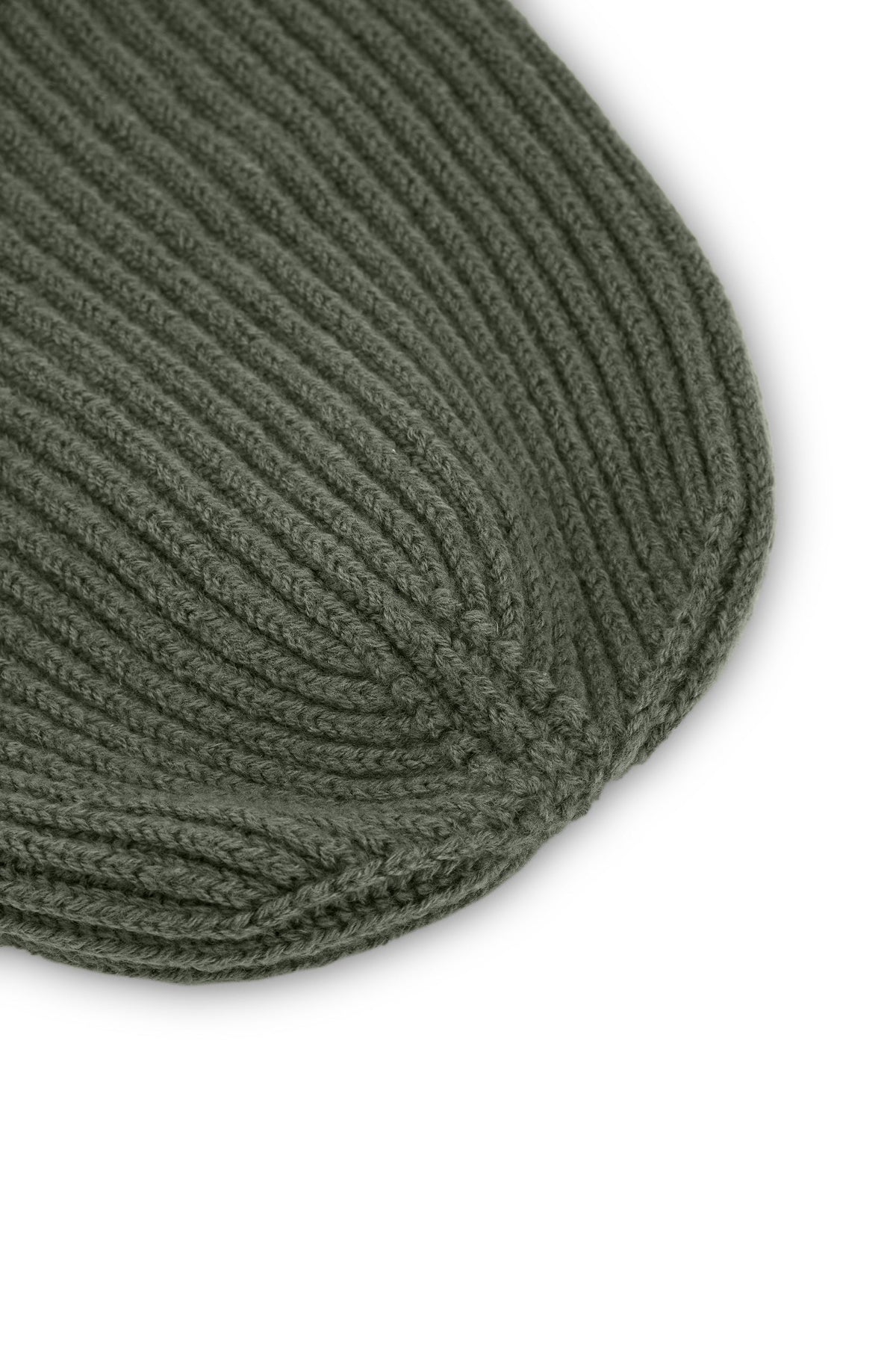 Gorro Tao verde en lana merino