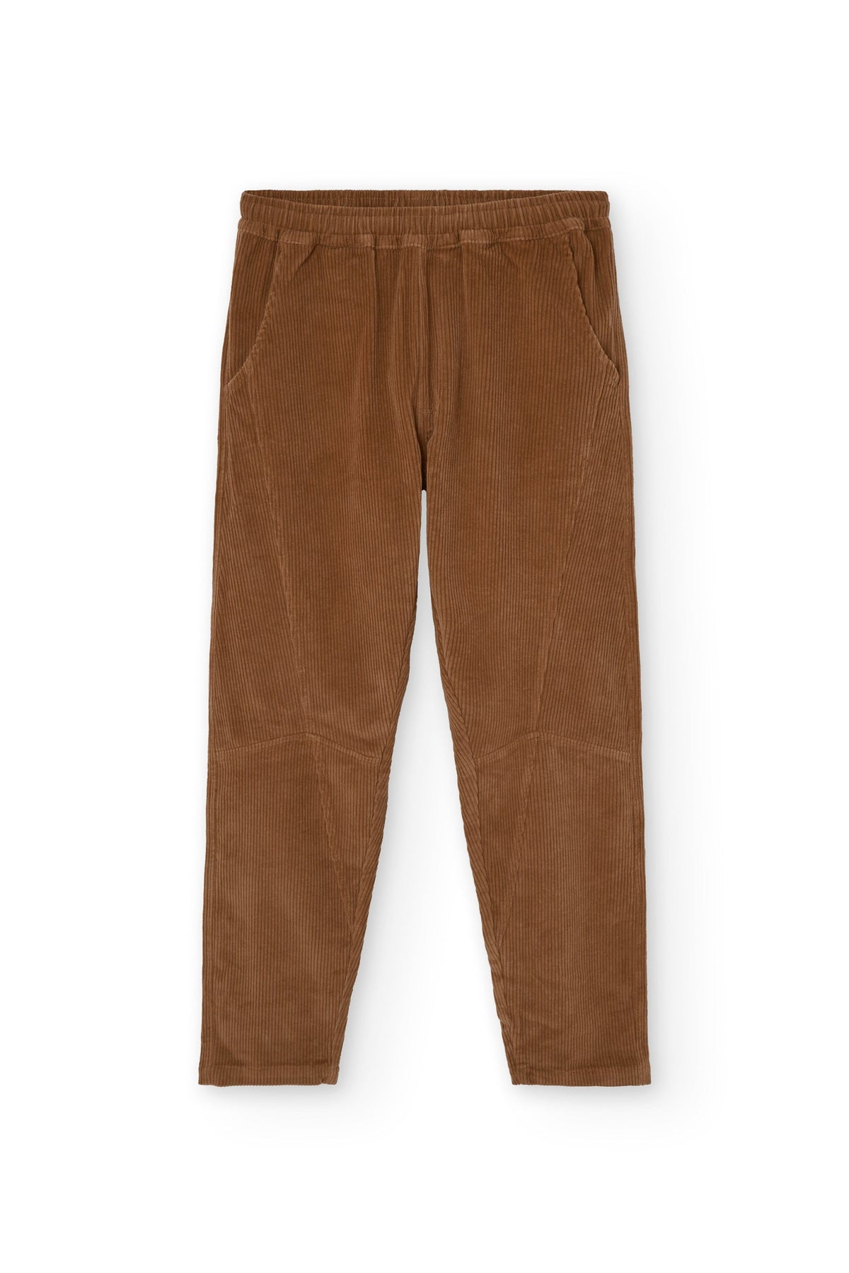 Pantalón pana algodón orgánico teja