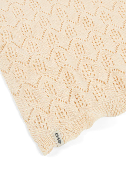 Top calado de tricot crudo