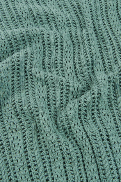 Jersey calado azul claro
