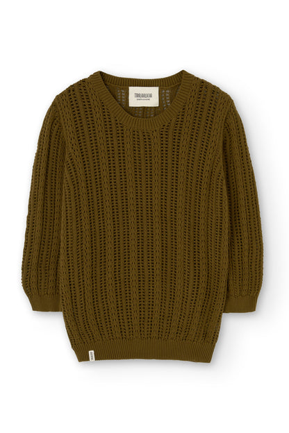 Jersey calado verde