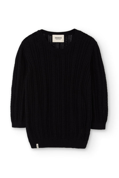 Jersey calado negro