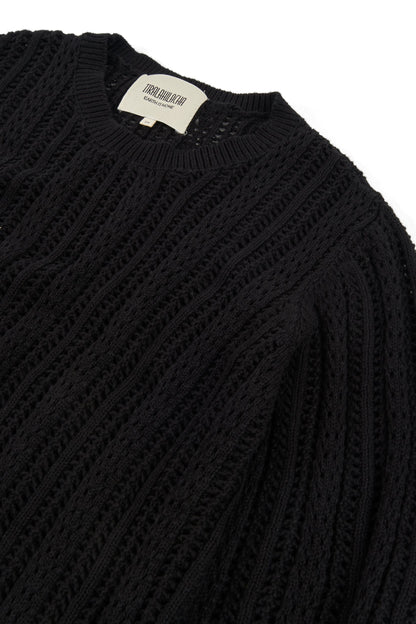 Jersey calado negro