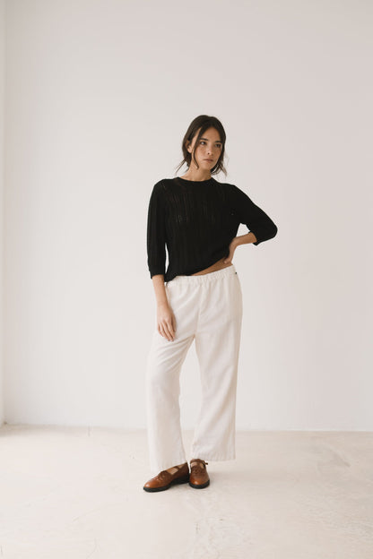 Jersey calado negro