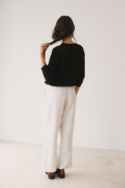 Jersey calado negro