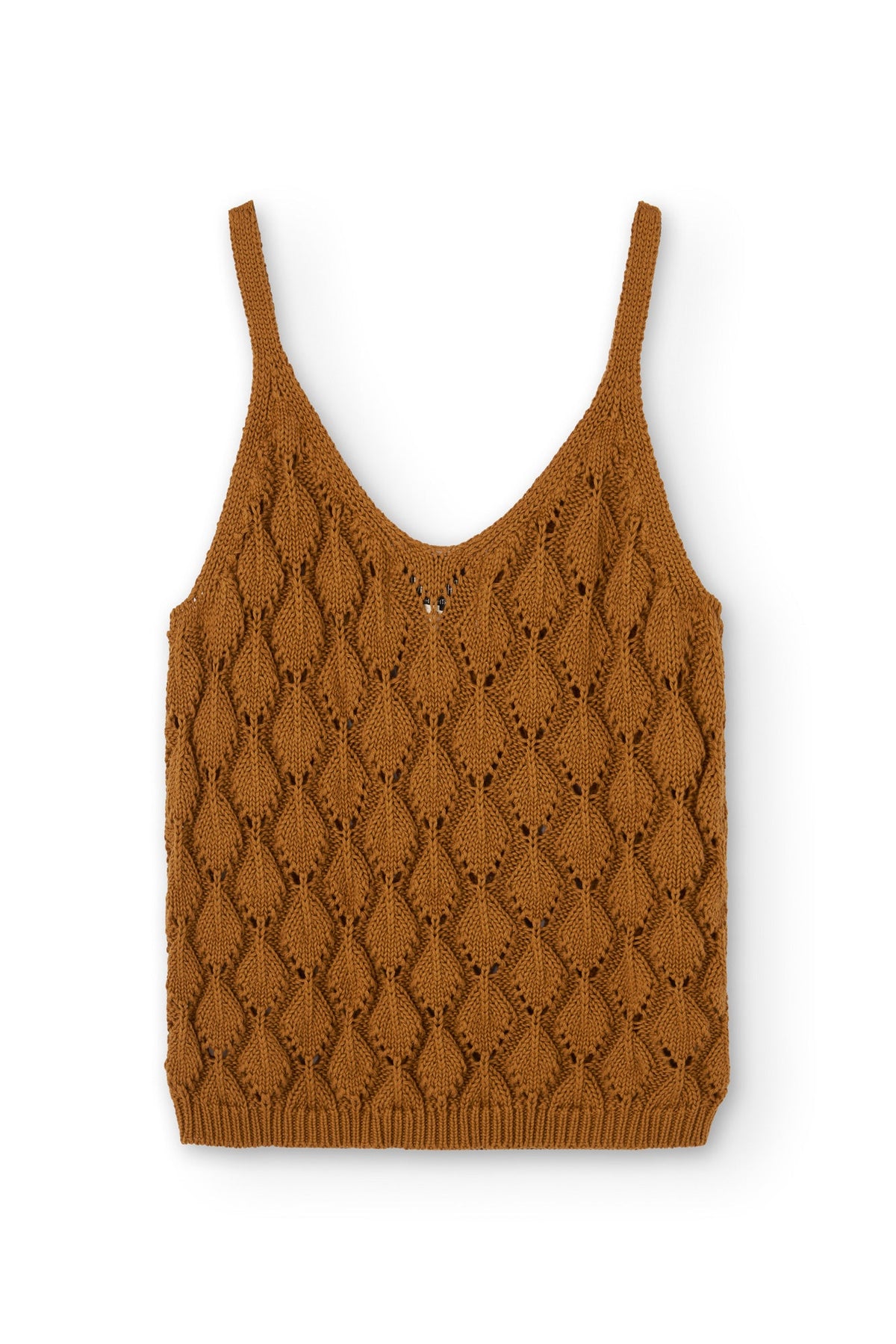Tank Top Basile calado Terracota