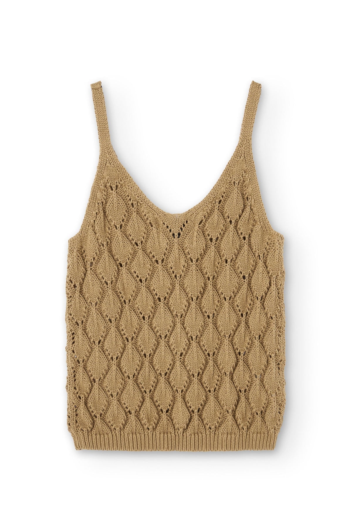 Tank Top Basile calado Mostaza