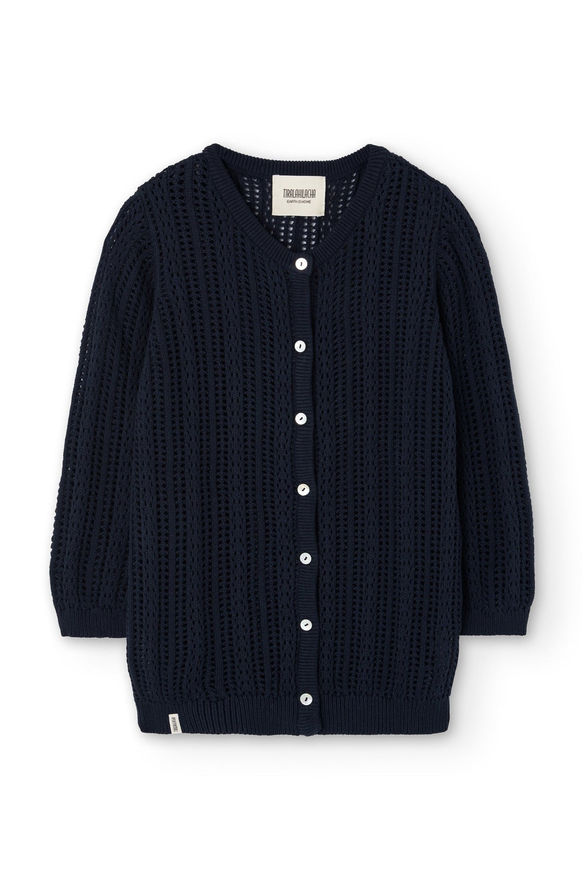 Cardigan Calado Bibi Azul