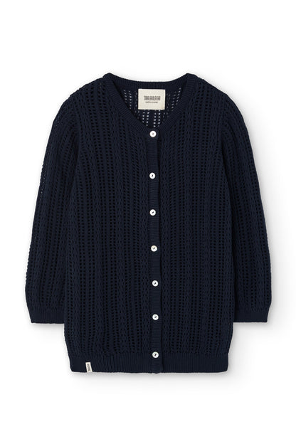 Cardigan Calado Bibi Azul