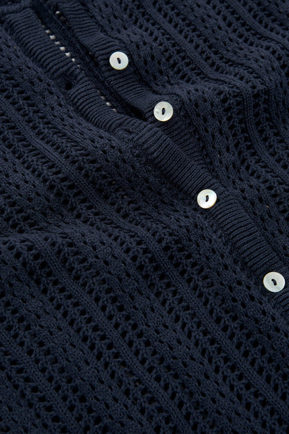 Cardigan Calado Bibi Azul