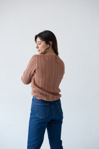 Cardigan Calado Bibi Rosa