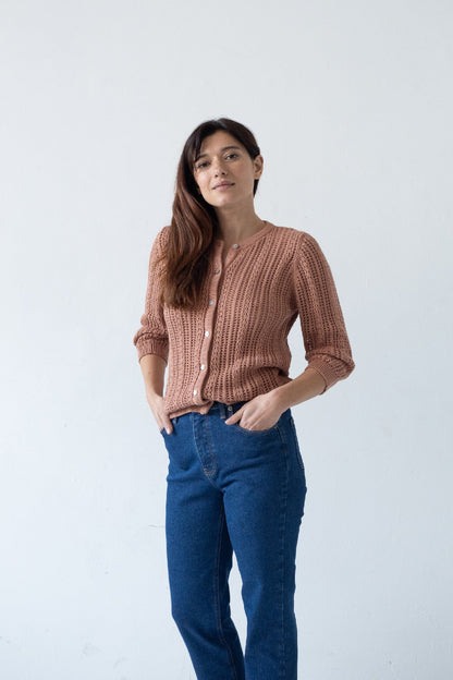 Cardigan Calado Bibi Rosa