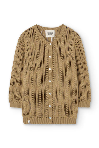 Cardigan Calado Bibi Mostaza