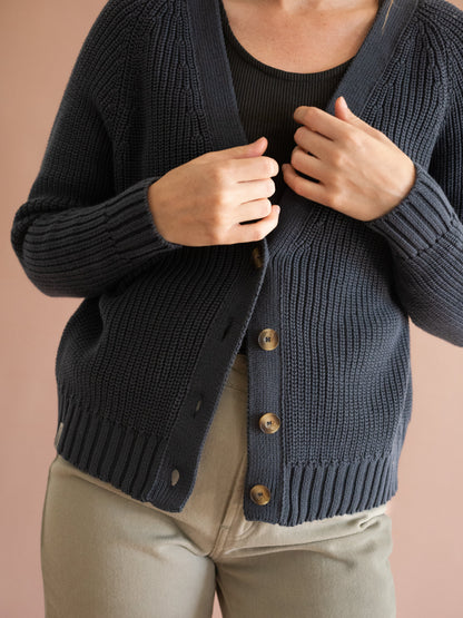 Chaqueta corta Golah gris azulado