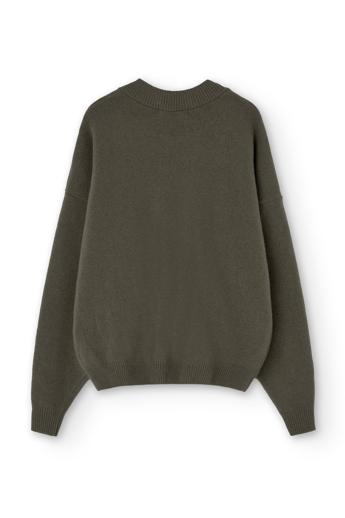 Jersey Gaudia manga murciélago verde lana merino