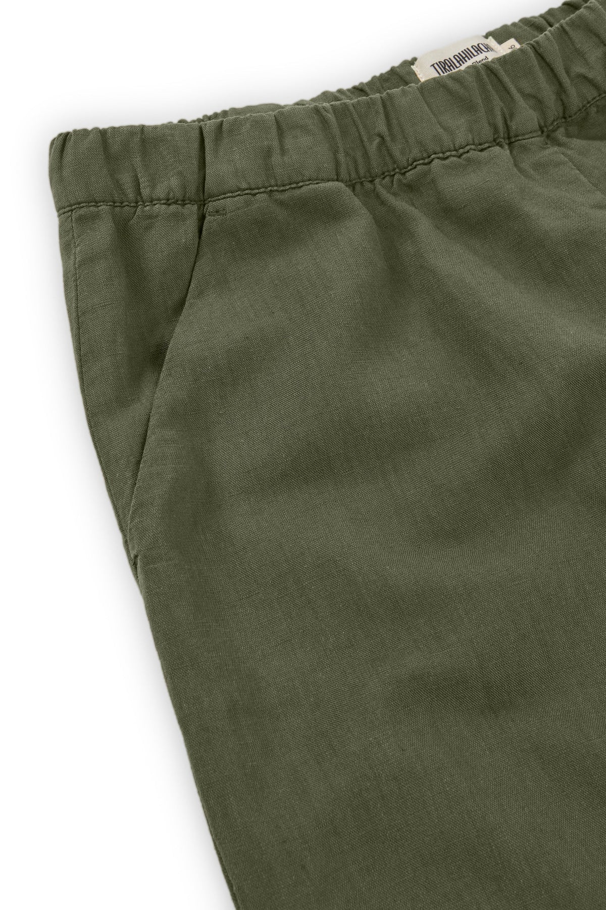Pantalón Henna Oversized Lino Verde