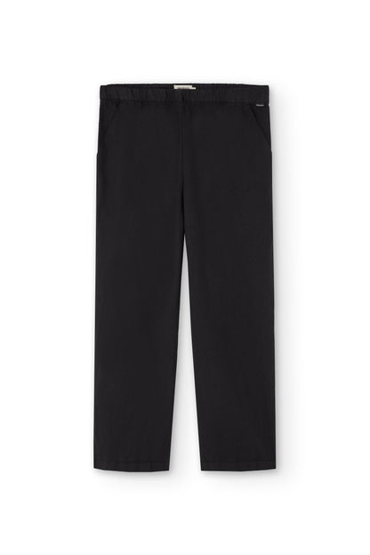 Pantalón Henna Oversized Lino Negro