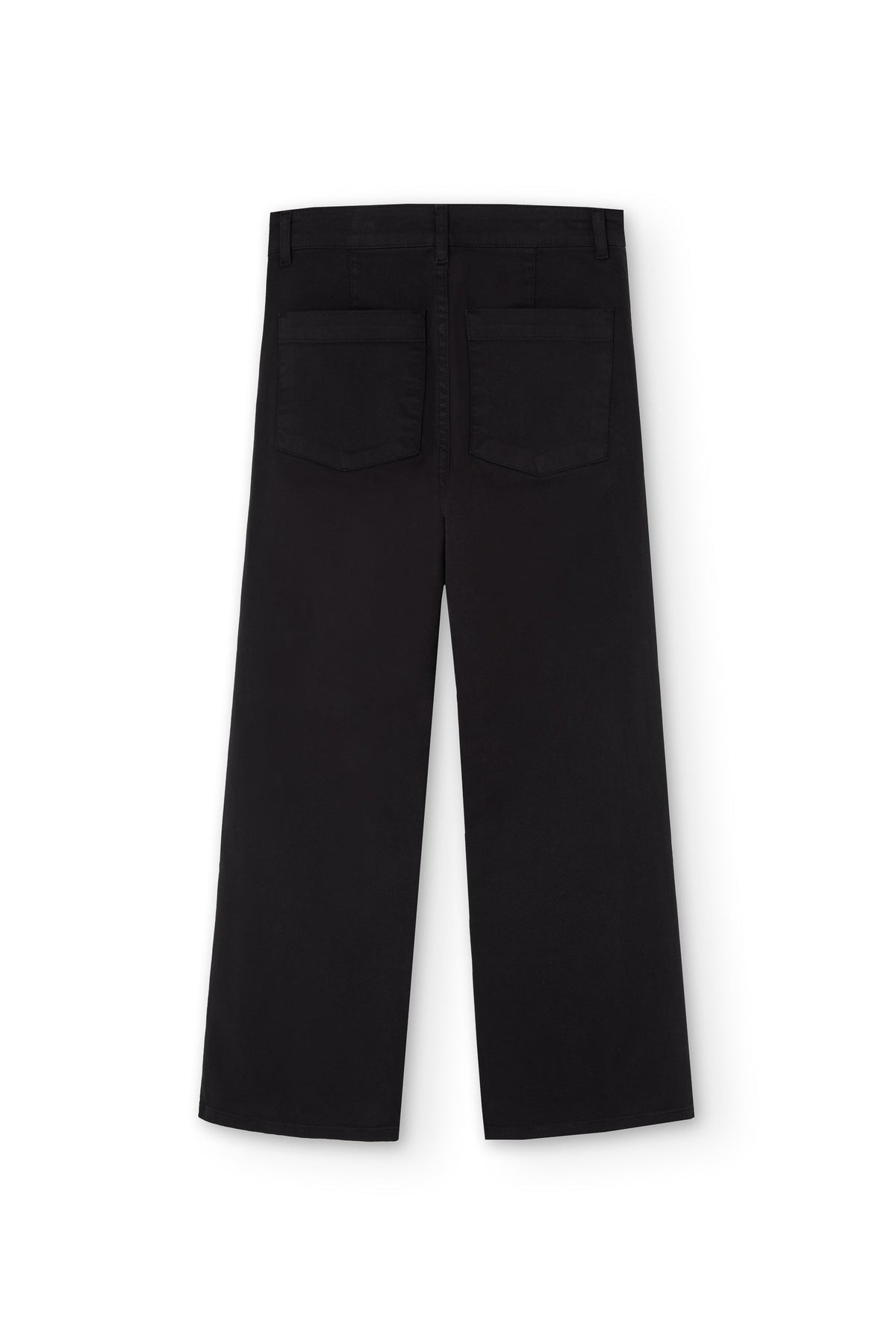 Pantalón Sailor Hani Negro Algodón Reciclado