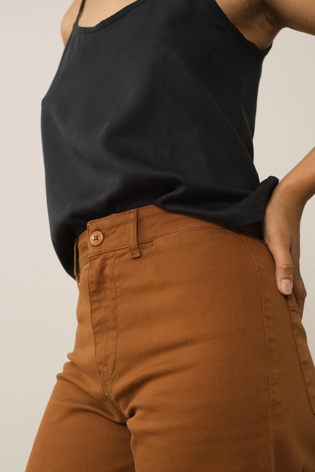 Pantalón Sailor Hani Teja Algodón Reciclado