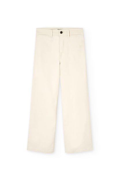 Pantalón Sailor Hani Blanco Algodón Reciclado