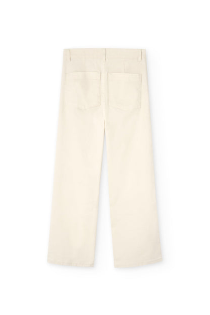 Pantalón Sailor Hani Blanco Algodón Reciclado