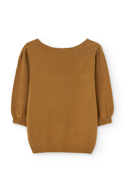 Top Punto Haya Lyocell Tencel Mostaza