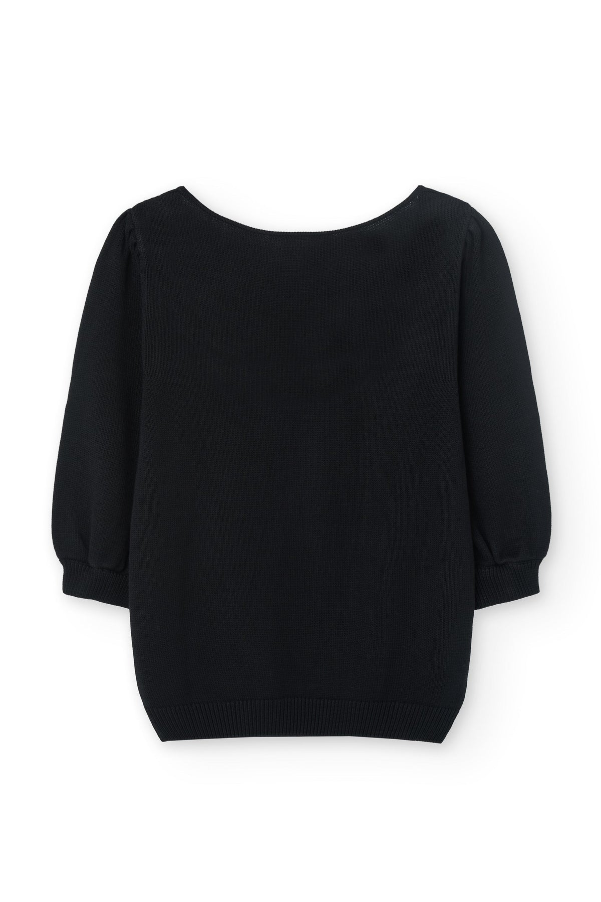 Top Punto Haya Lyocell Tencel Negro