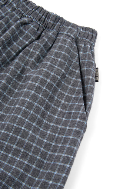 Pantalón ancho de algodón orgánico azul arándano