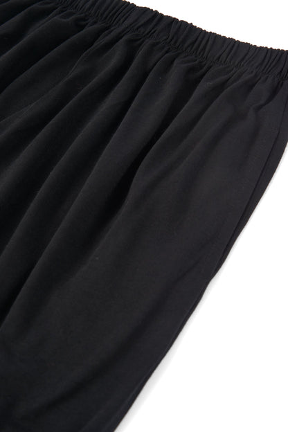 Pantalón ancho de lana merino gris antracita