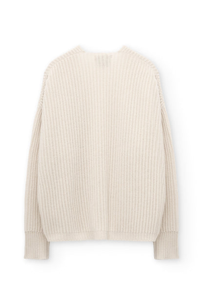 Cárdigan de cachemir beige