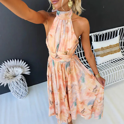 Lucía - Vestido Peach Hour