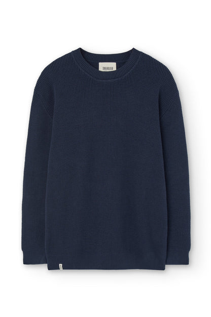 Jersey unisex Tam azul marino en algodón orgánico