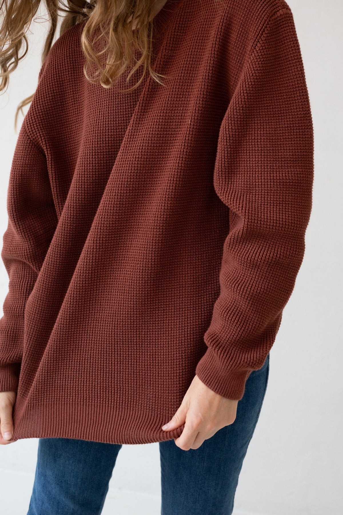 Jersey unisex Tam granate Grosella en algodón orgánico