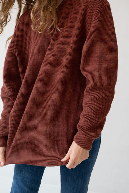 Jersey unisex Tam granate Grosella en algodón orgánico