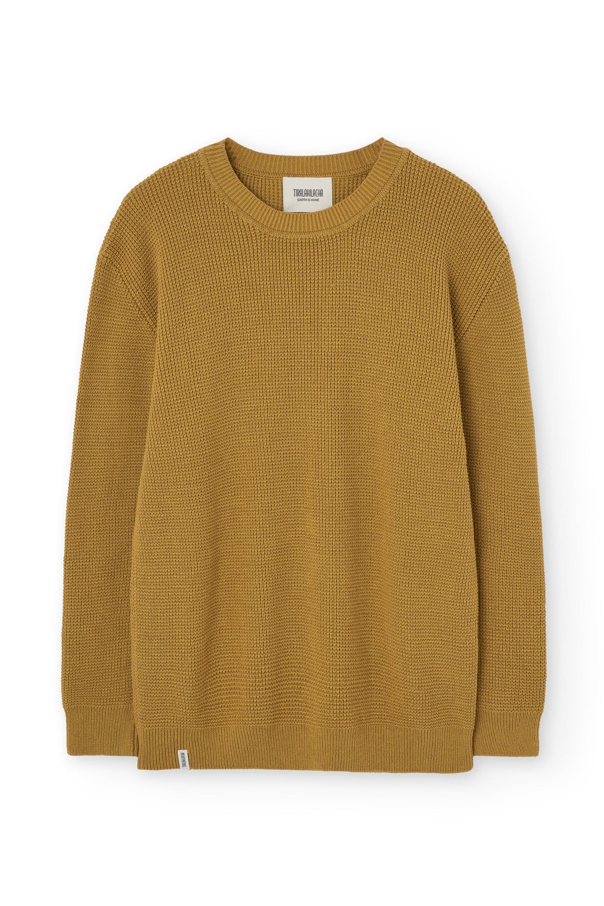Jersey unisex Tam mostaza en algodón orgánico