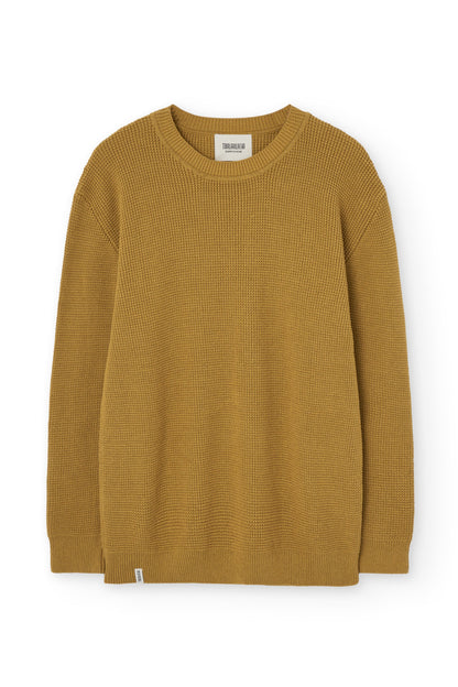 Jersey unisex Tam mostaza en algodón orgánico