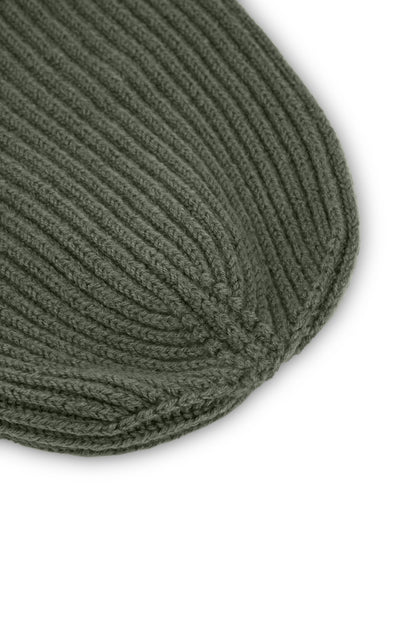 Gorro Tao verde en lana merino