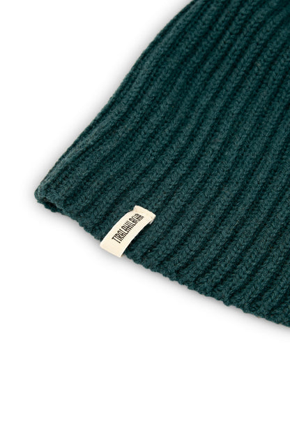 Gorro Tao azul en lana merino