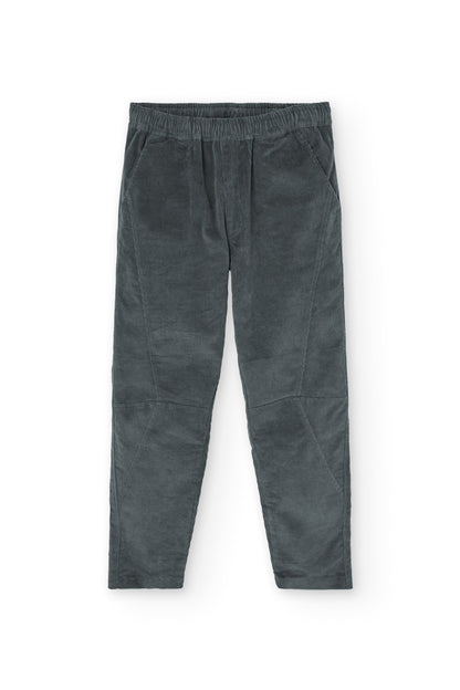 Pantalón pana algodón orgánico azul