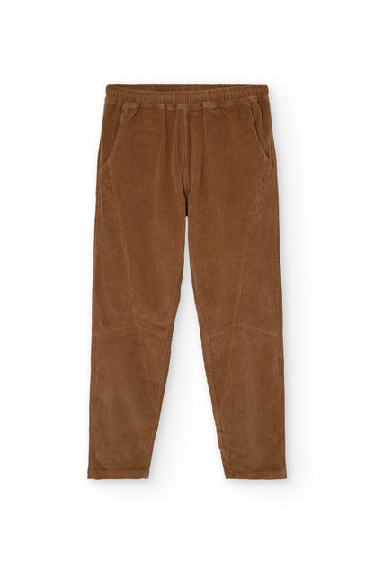Pantalón pana algodón orgánico teja