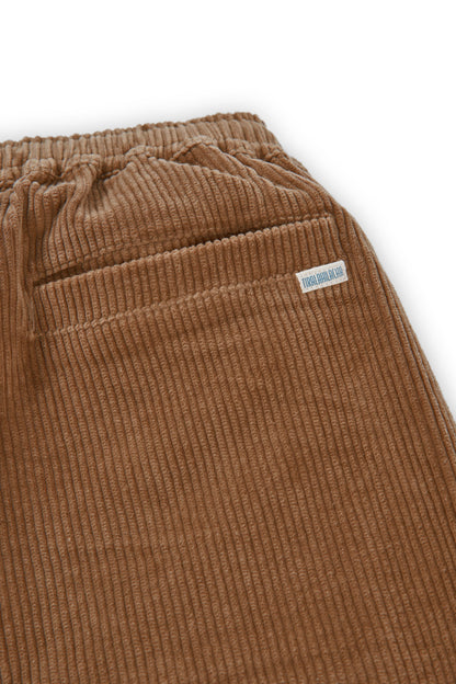 Pantalón pana algodón orgánico teja