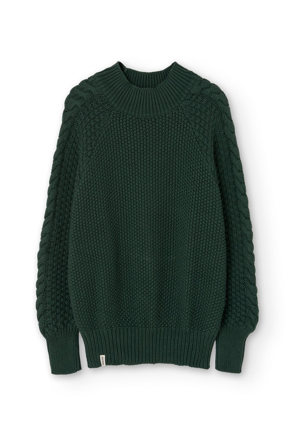 Jersey Turner verde bosque algodón orgánico