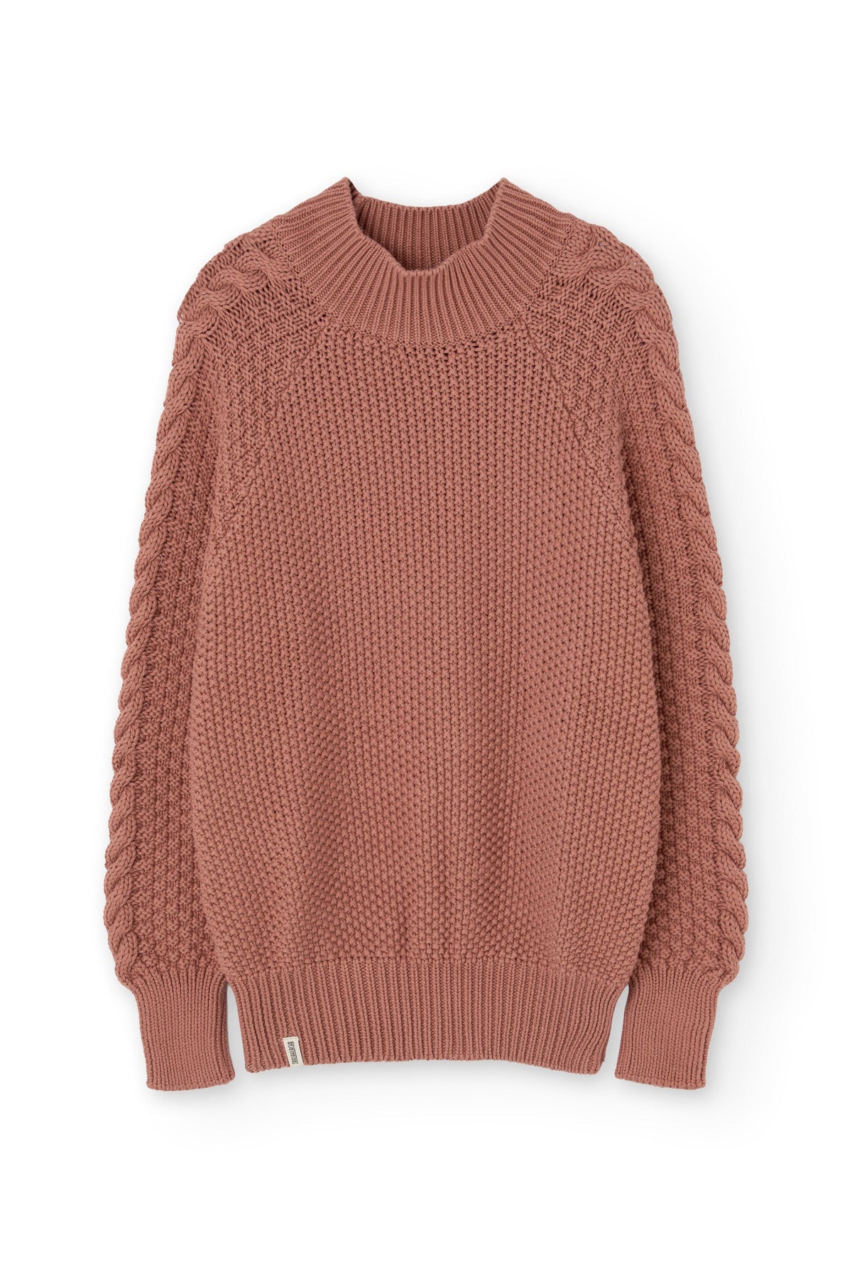 Jersey Turner rosa empolvado algodón orgánico