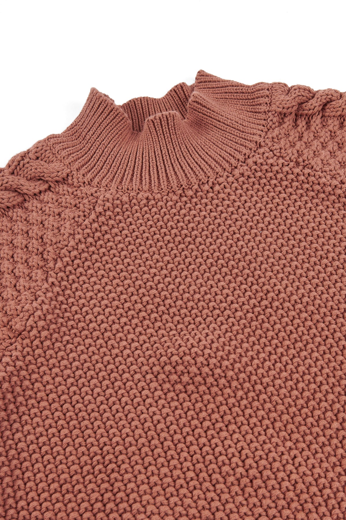 Jersey Turner rosa empolvado algodón orgánico