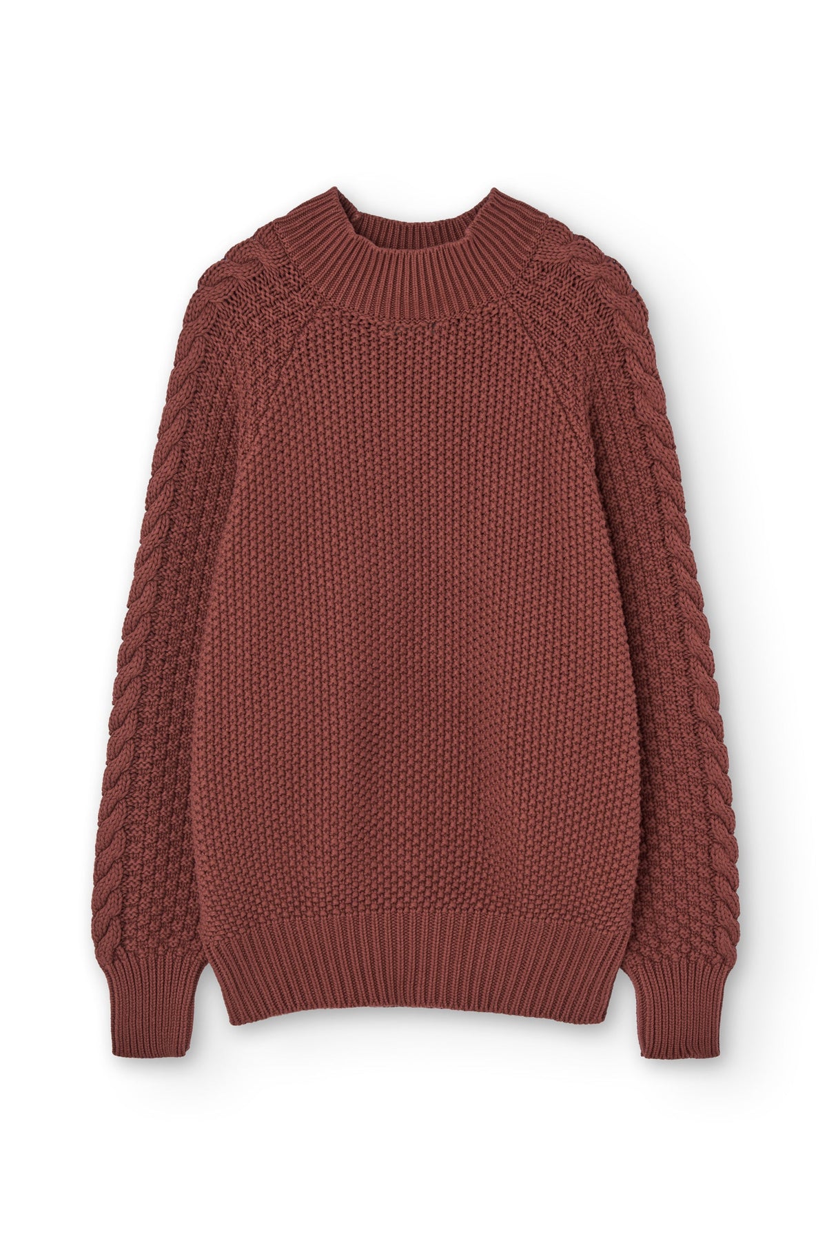 Organic cotton currant maroon Turner jersey