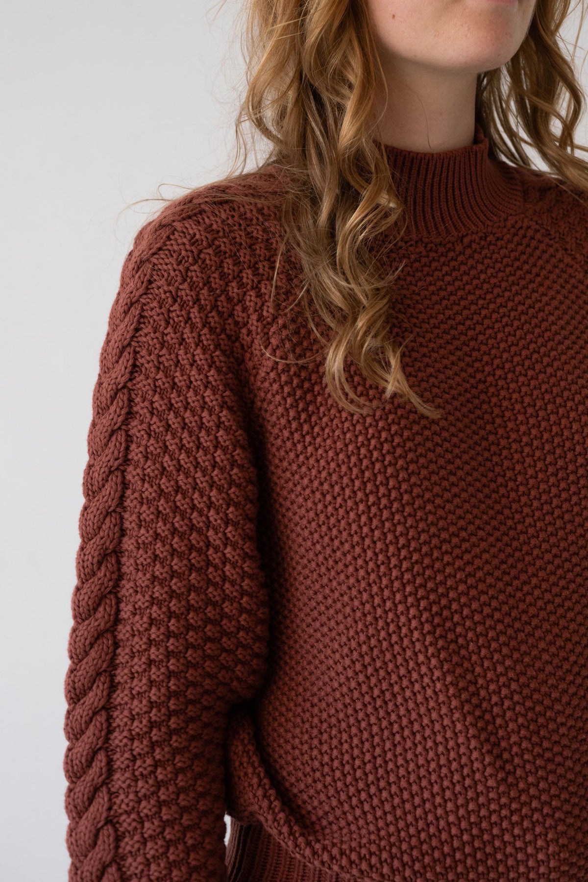Organic cotton currant maroon Turner jersey