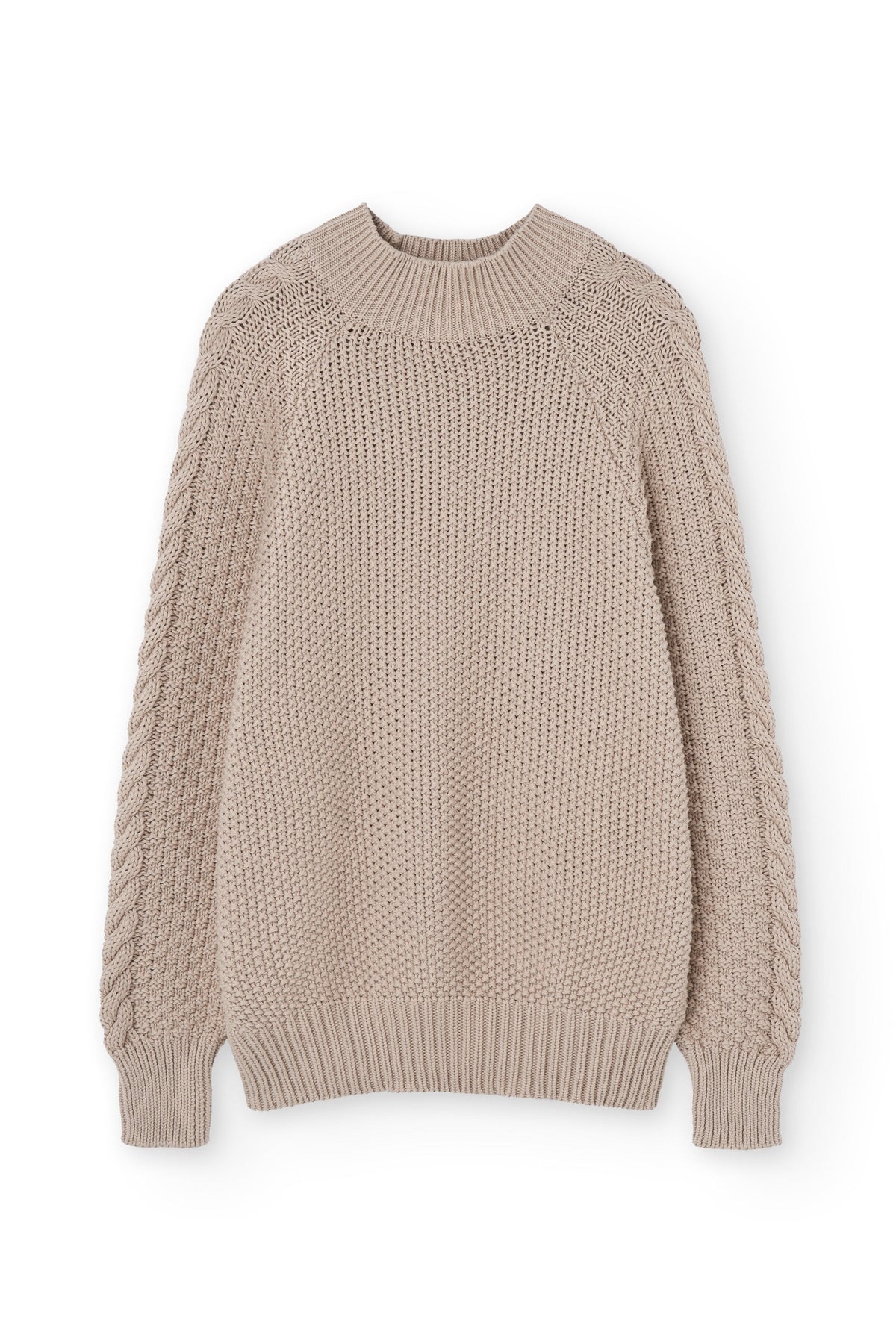 Magnolia white organic cotton Turner sweater