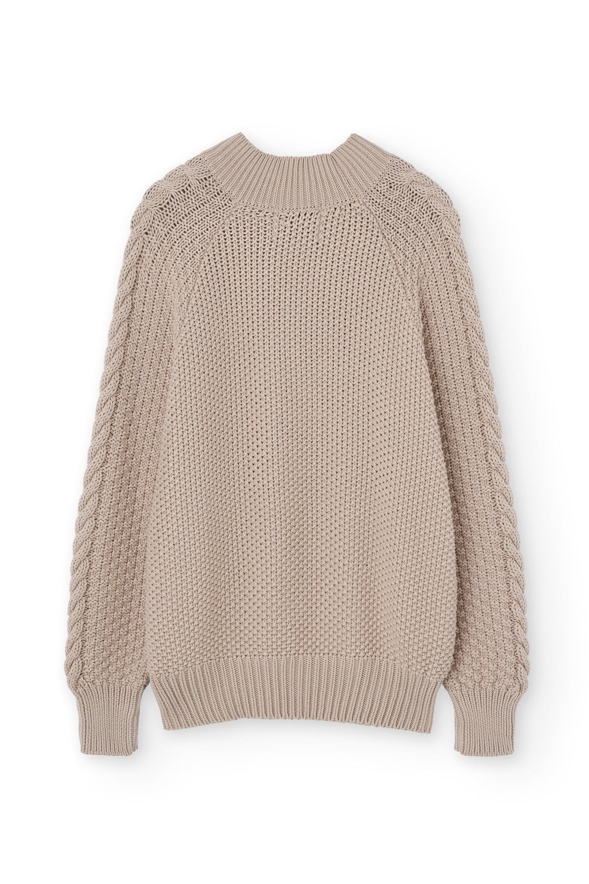 Magnolia white organic cotton Turner sweater