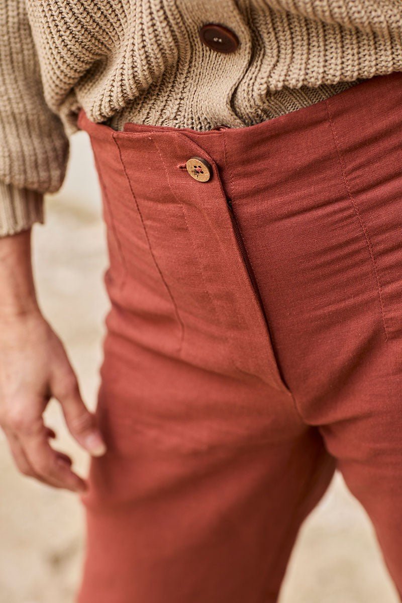 Pantalón Faren Rojo Rooibos